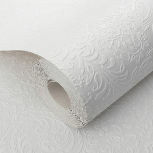 Victorian Flower Paintable Wallpaper