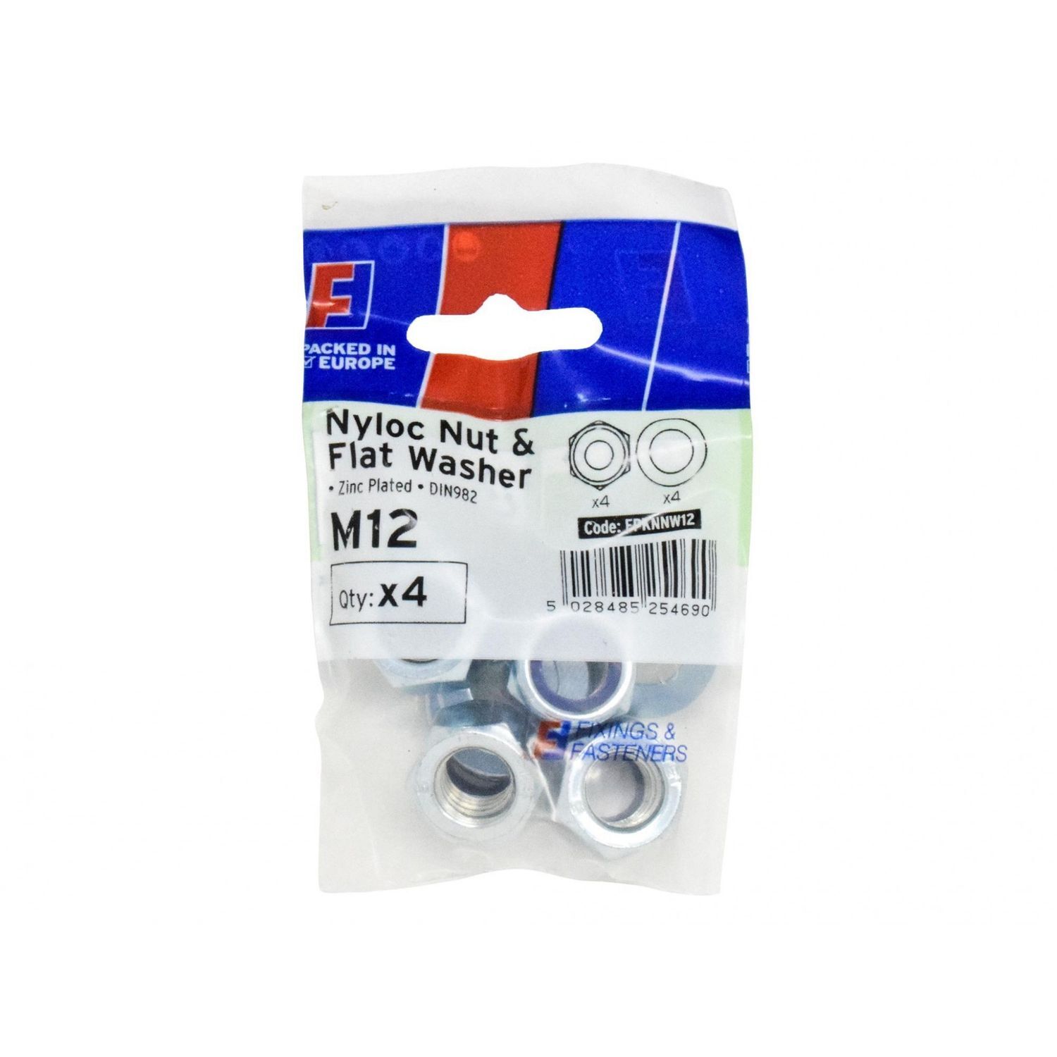 Forgefix Nyloc Nut & Washer, Forgepack - Multi Colour