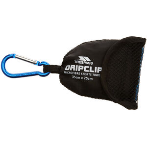 Trespass Dripclip Microfibre Towel Keyring With Carabiner Clip