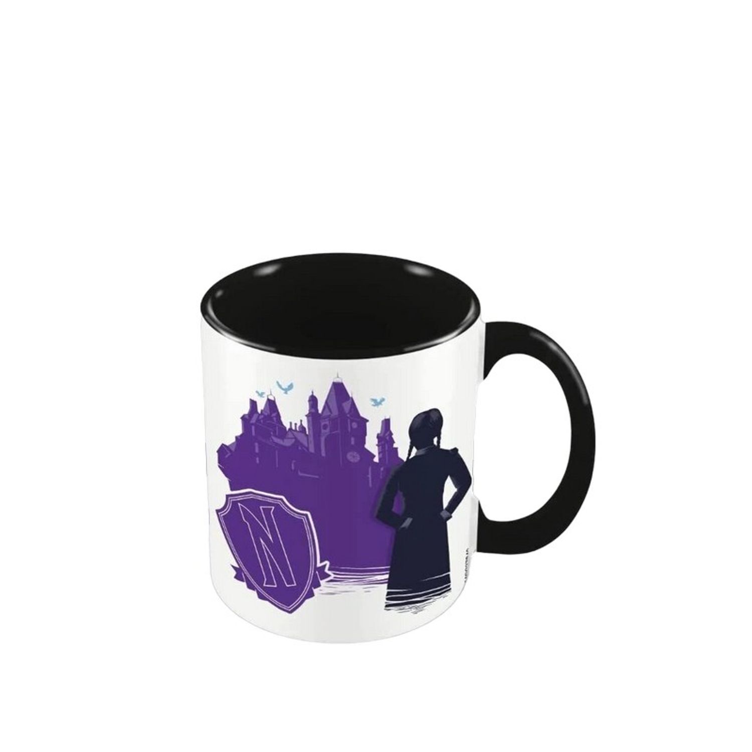 Wednesday Teenage Purgatory Mug - White/Black/Purple