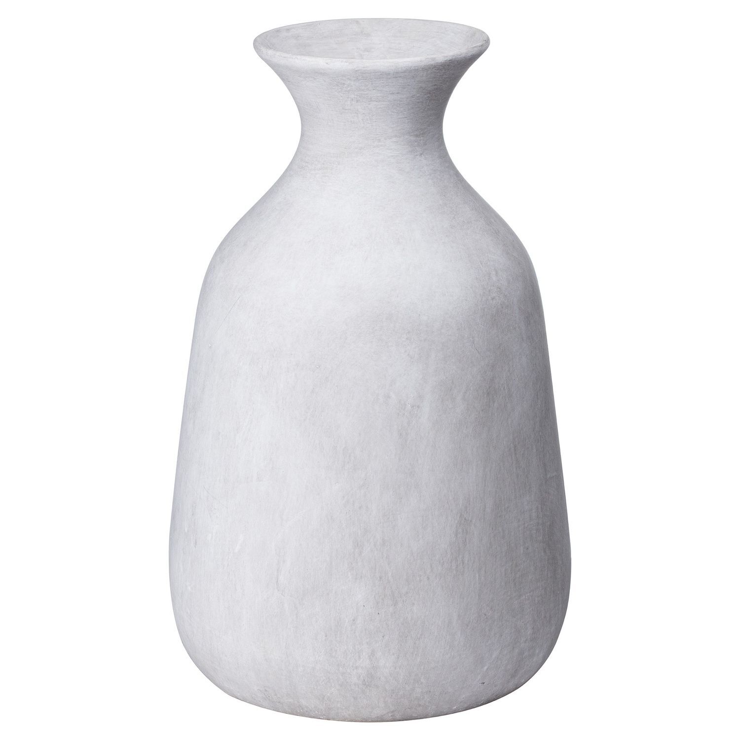 Hill Interiors Darcy Ople Stone Effect Vase Grey Stone One Size 1