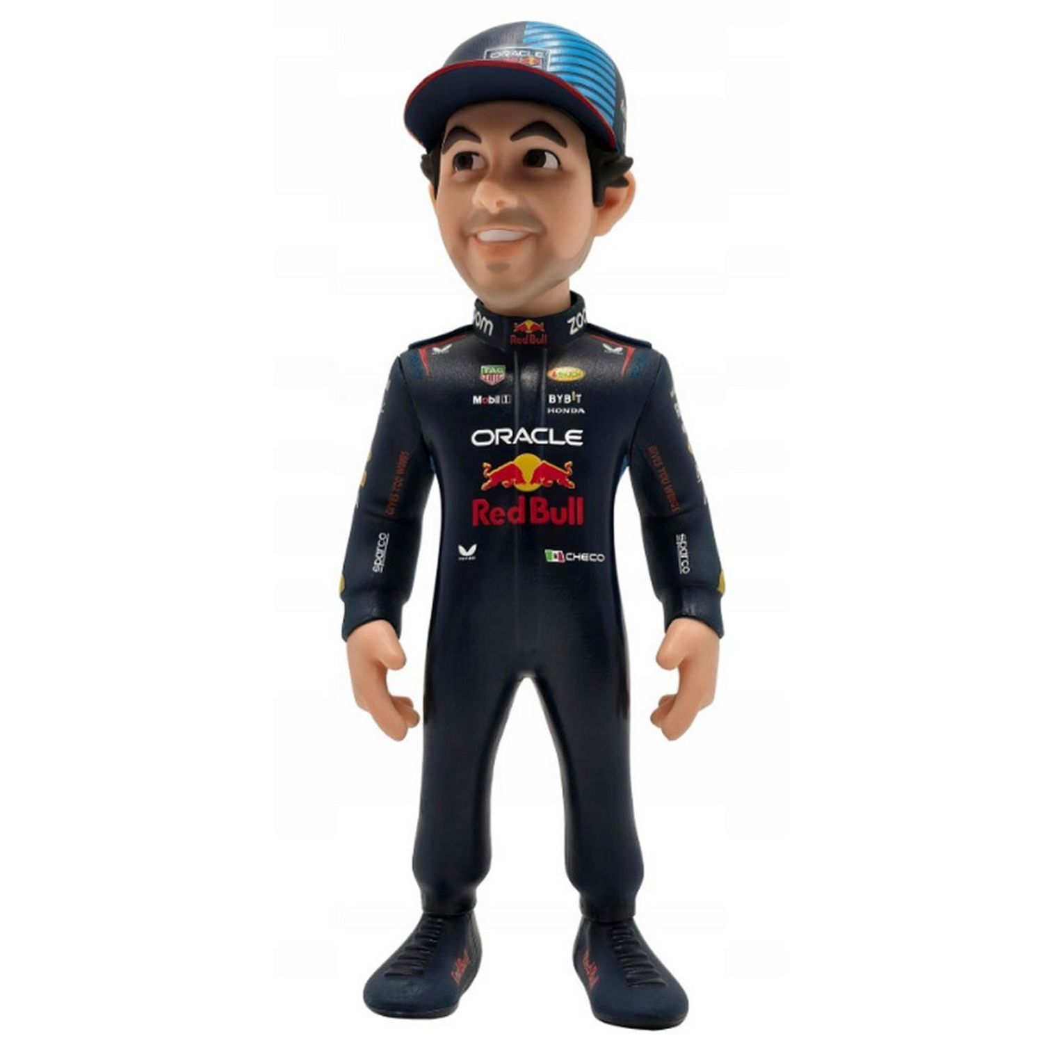 Oracle Red Bull Racing Checo Perez Minix Collectable Figurine - Multicoloured