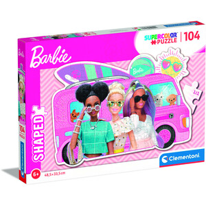Barbie 104 Piece Shaped Jigsaw Puzzle