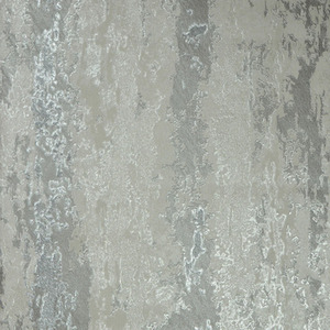 Nova Metallic Wallpaper in Warm Grey and Silver