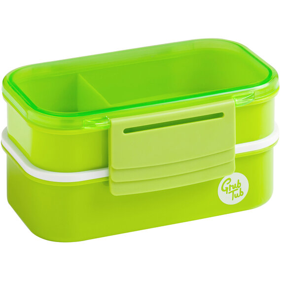 Grub Tub Green Lunch Box with Cutlery