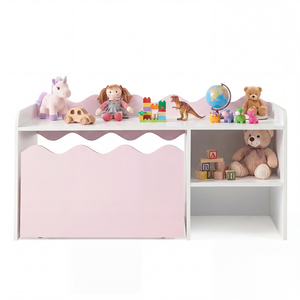 Wooden Toddler Book Rack
