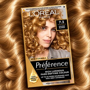 L'Oreal Paris Preference 7.3 Golden Blonde Permanent Hair Dye