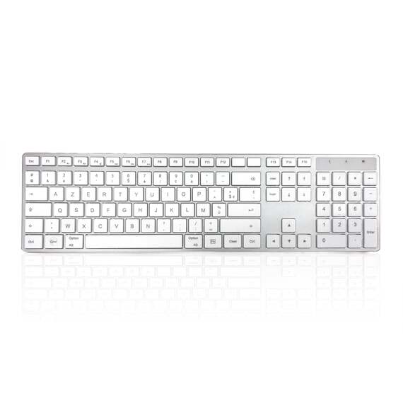 Accuratus 301 Mac Wireless BT/RF Keyboard - White