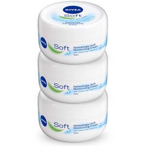 Nivea Soft Moisturising Cream 300ml - Pack of 3