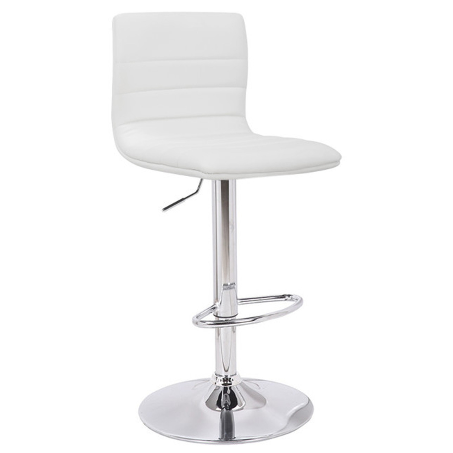 Lamboro Aldo Swivel Kitchen Barstool With Adjustable Height And Chrome Base - Image 3