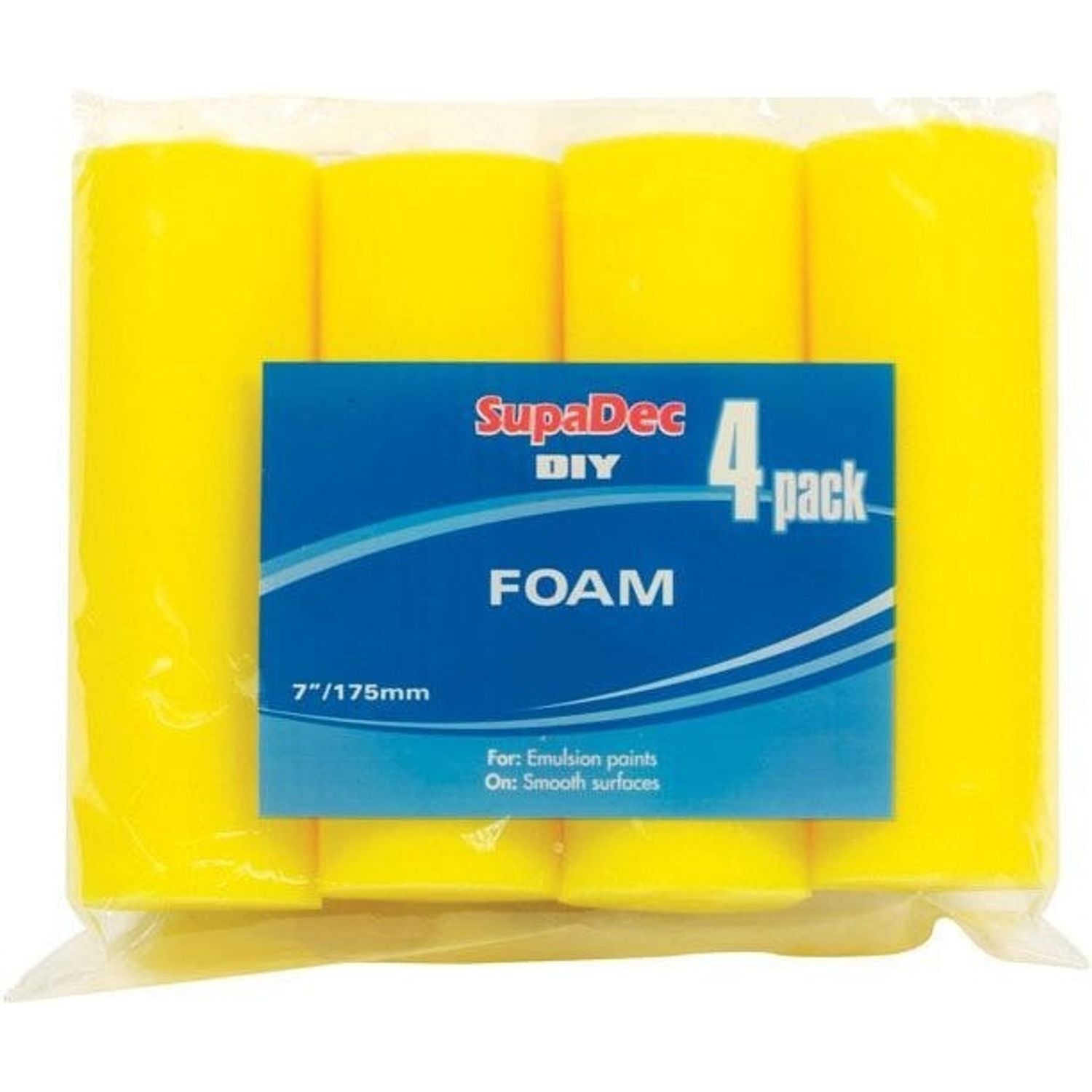 Supadec Foam Roller Refills (Pack Of 4) - Yellow