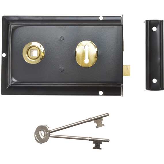 Yale Locks P405-CH rim knob polished chrome.