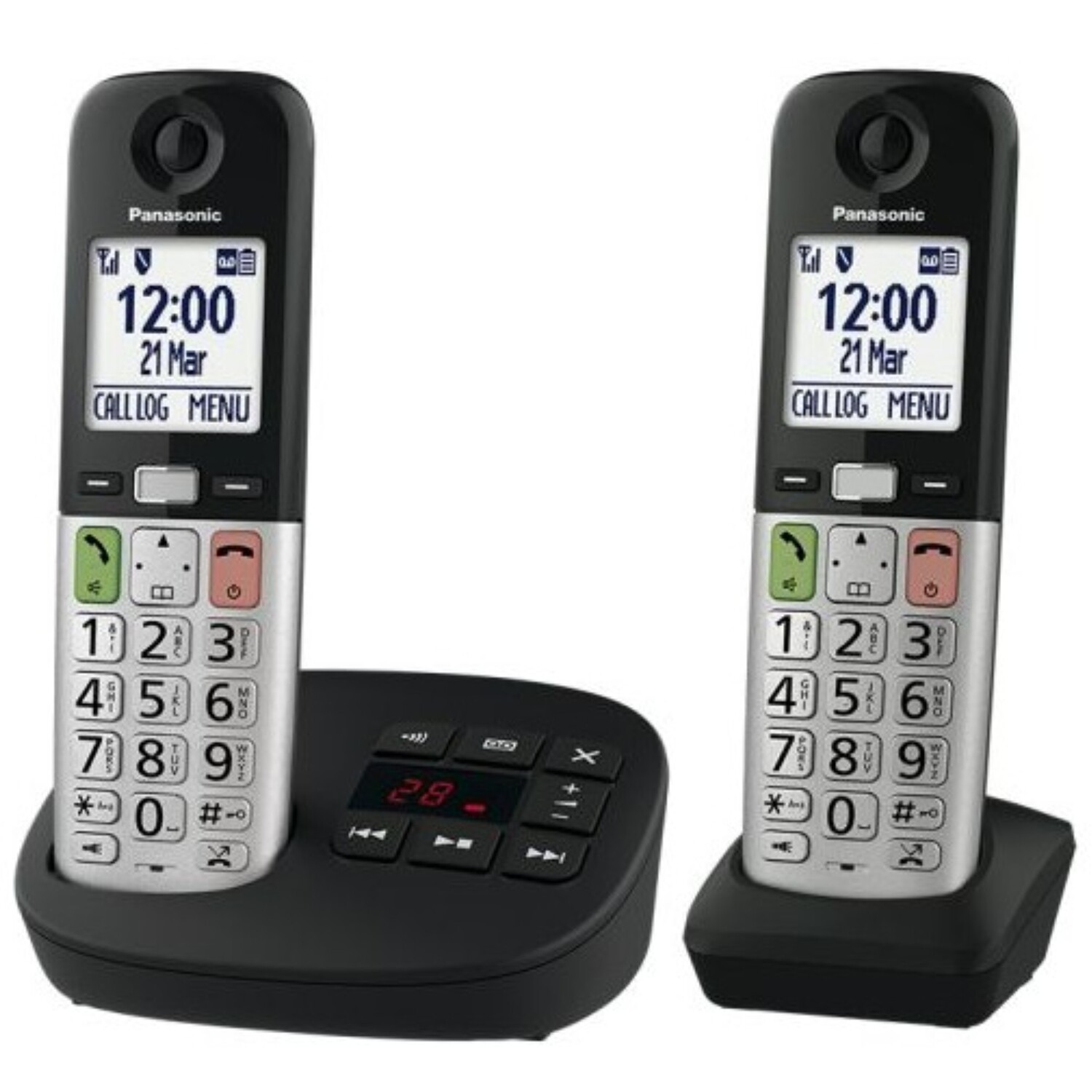 Panasonic KX-TGU432EB Digital Cordless Landline Phone Handset - Image 4