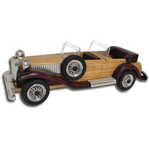 Regal Roadster Wooden Model Car  Handcrafted Classic