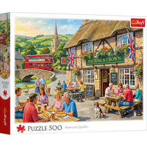 Pub Scene 500 Piece Jigsaw Puzzle