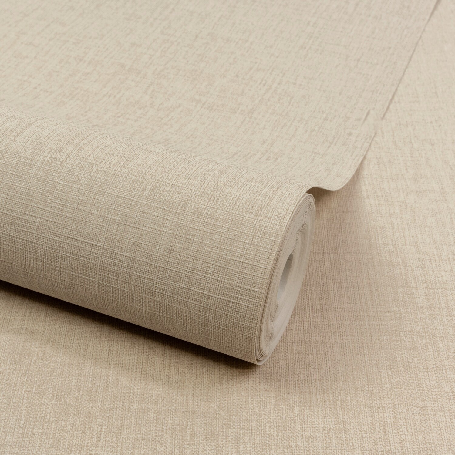 B&Q - Boutique Trente Linen Effect Luxury Weight Embossed WallpaperAsh - Image 2