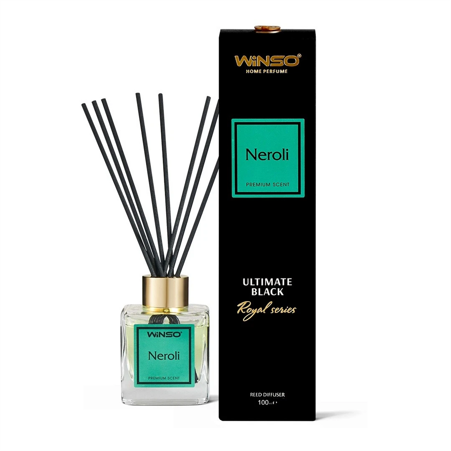 Winso Reed Diffuser 100ml Winso Perfume Premium Neroli Scent Ultimate Black - Black
