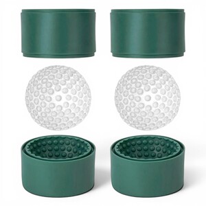 Kikkerland Reusable Golf Ice Ball Moulds