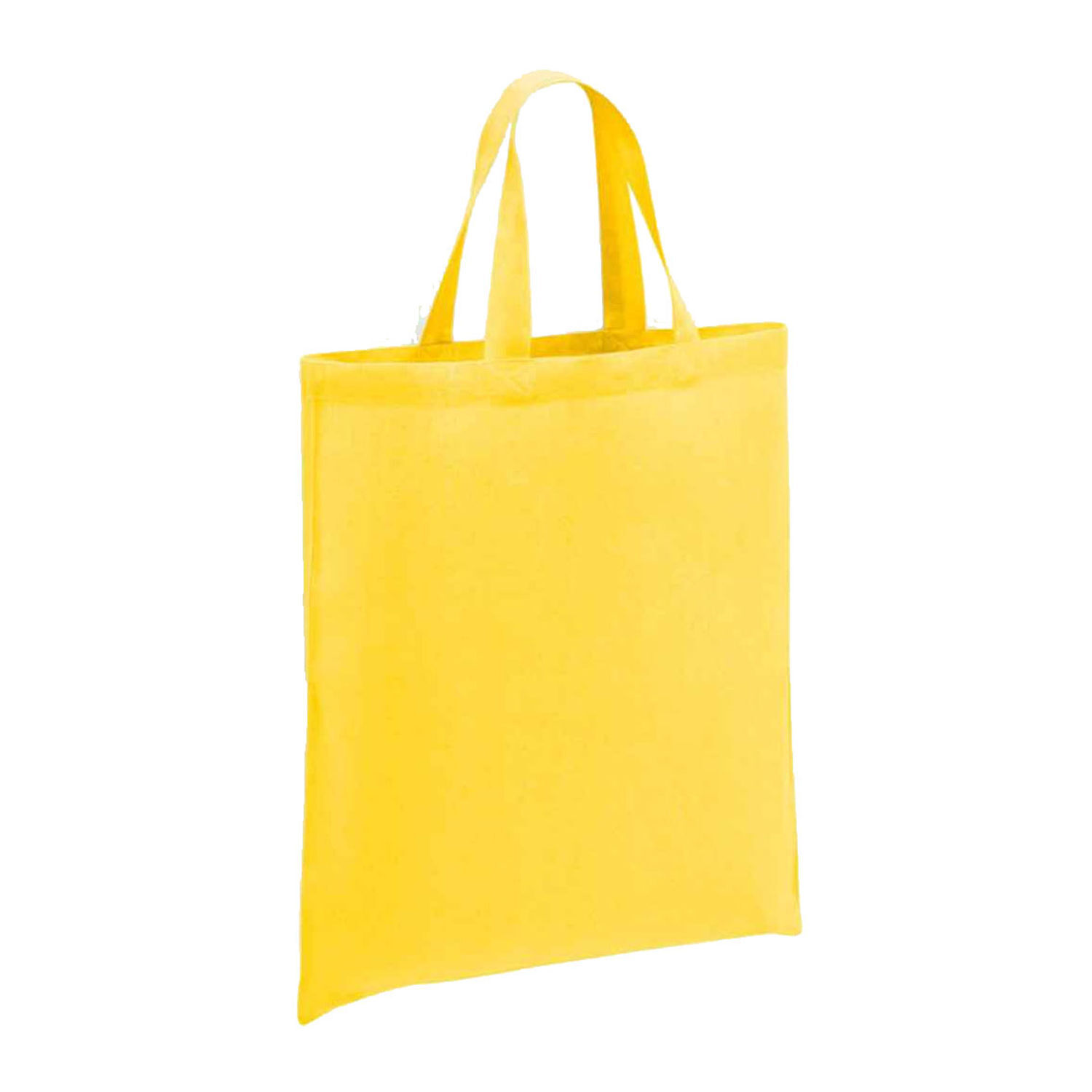 Brand Lab Cotton Short Handle Shopper Bag - Yellow