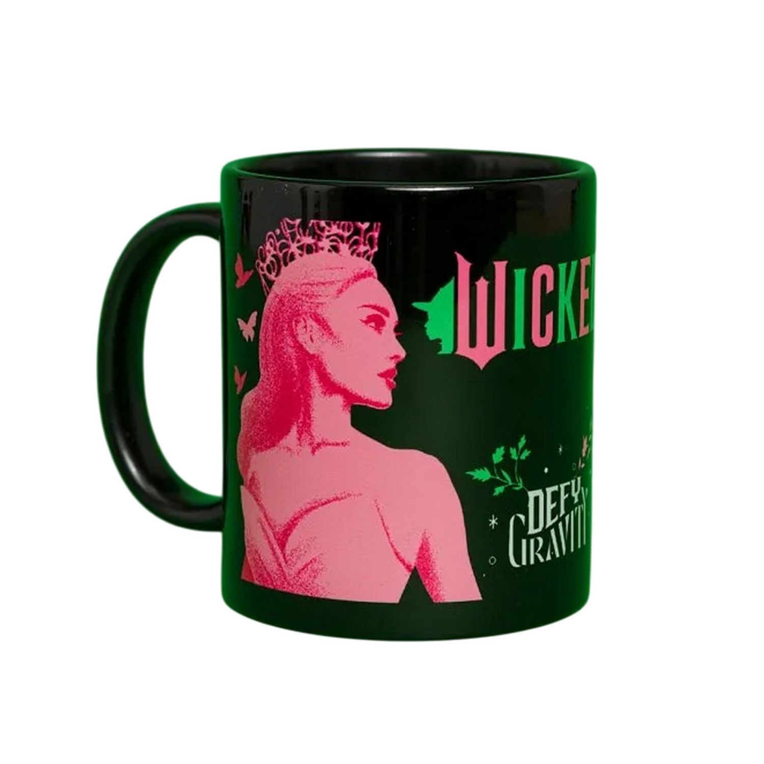 Wicked Defy Gravity 312Ml Mug - Black/Charcoal