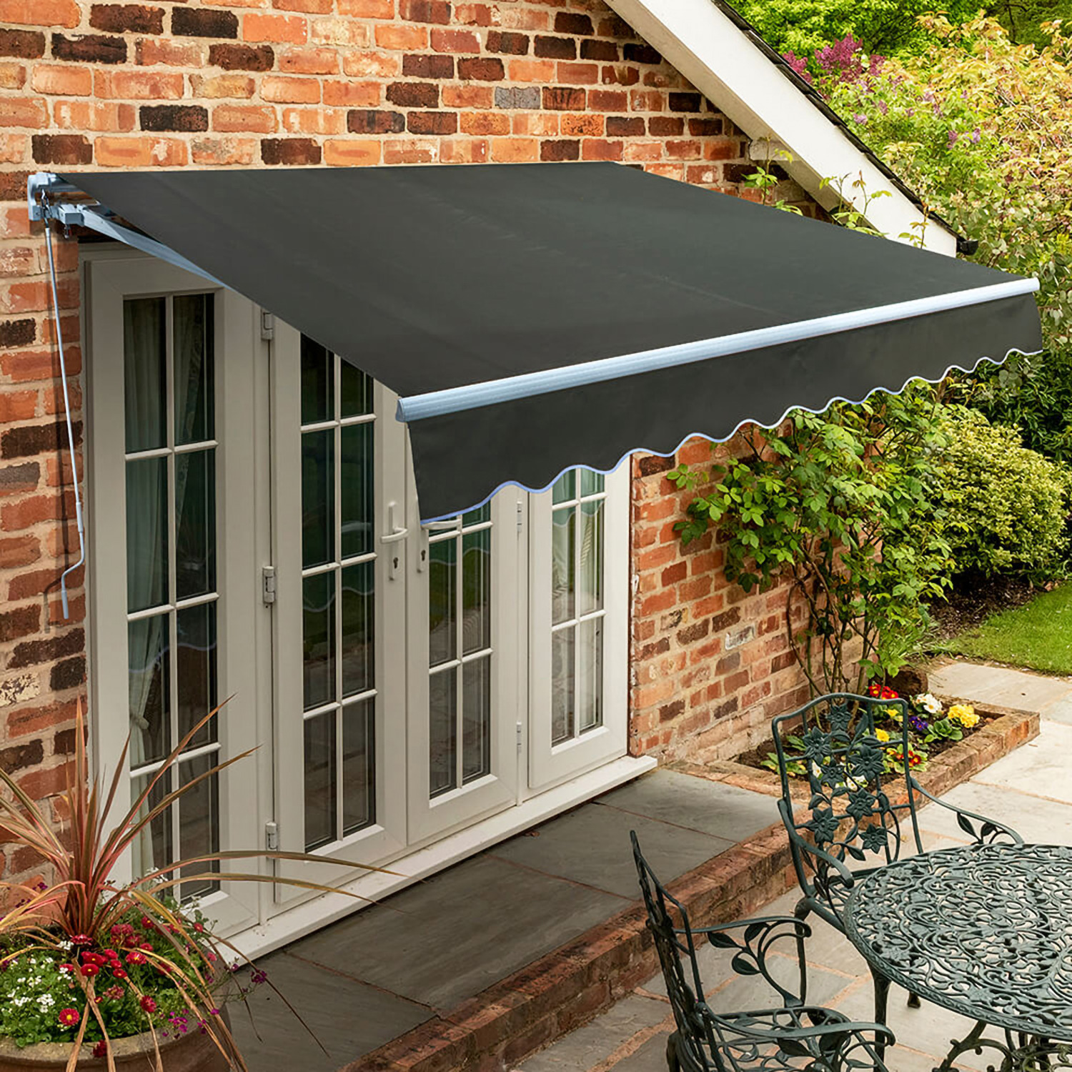 Image of Standard Manual Garden Patio Awning Canopy&hellip;