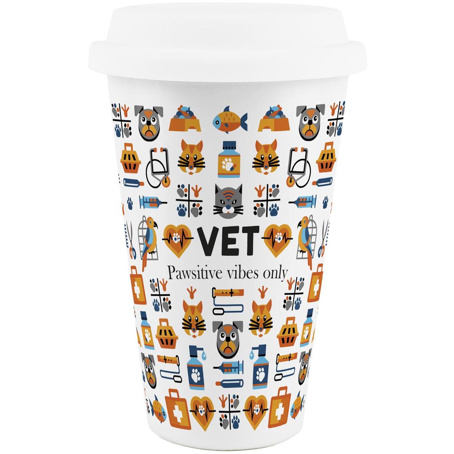 Image of Novelty Vet Ceramic Travel Mug -&hellip;