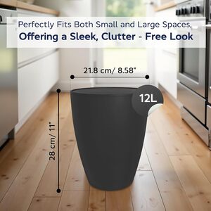 Boda Swing Lid Bin and Toilet Brush Set
