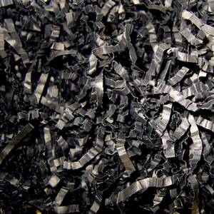 Black Crinkled Shredded Paper (200g)