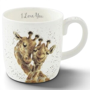 I Love You Giraffe Gift Boxed Mug - Wrendale Designs