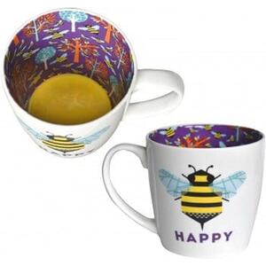 'Bee Happy' Ceramic Mug