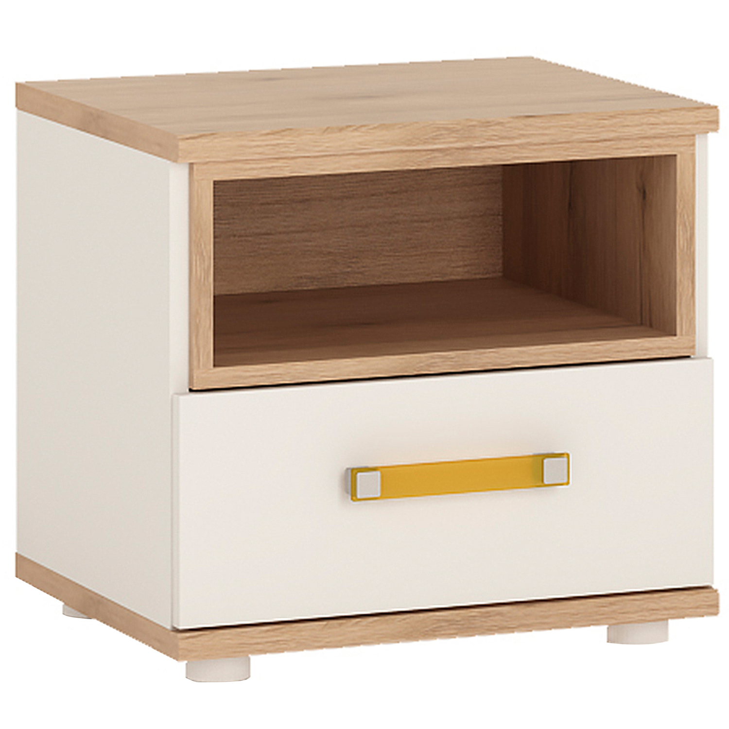 Furniture To Go 4Kids 1 Drawer Bedside Cabinet - Orange
