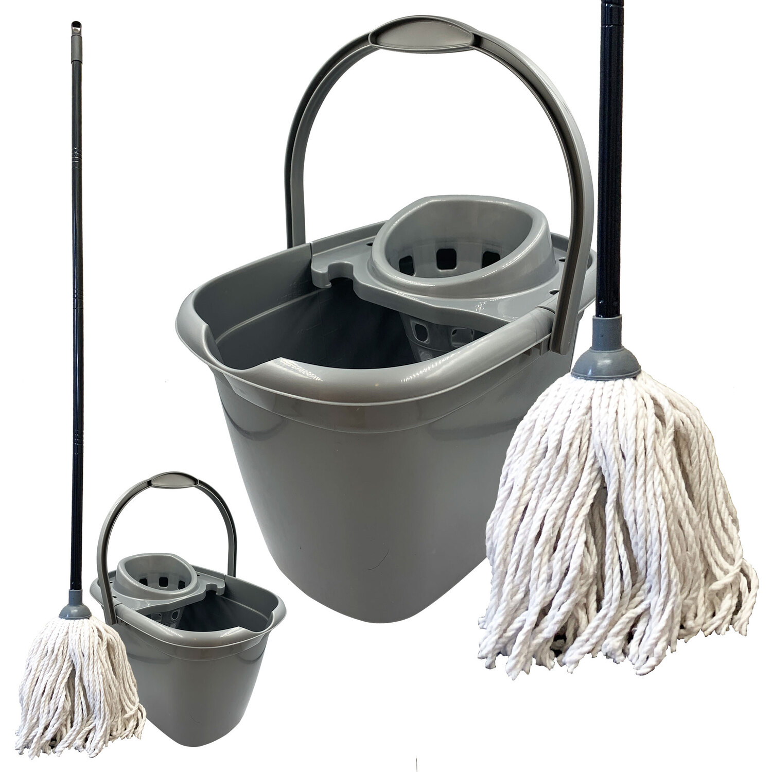 Image of Pure Cotton Mop and Bucket Set&hellip;