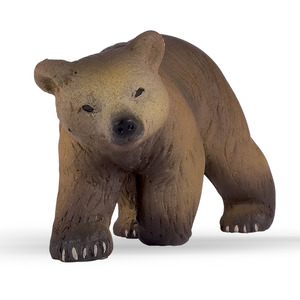 PAPO Wild Animal Kingdom Pyrenees Bear Cub Toy Figure - 50031 - Brown