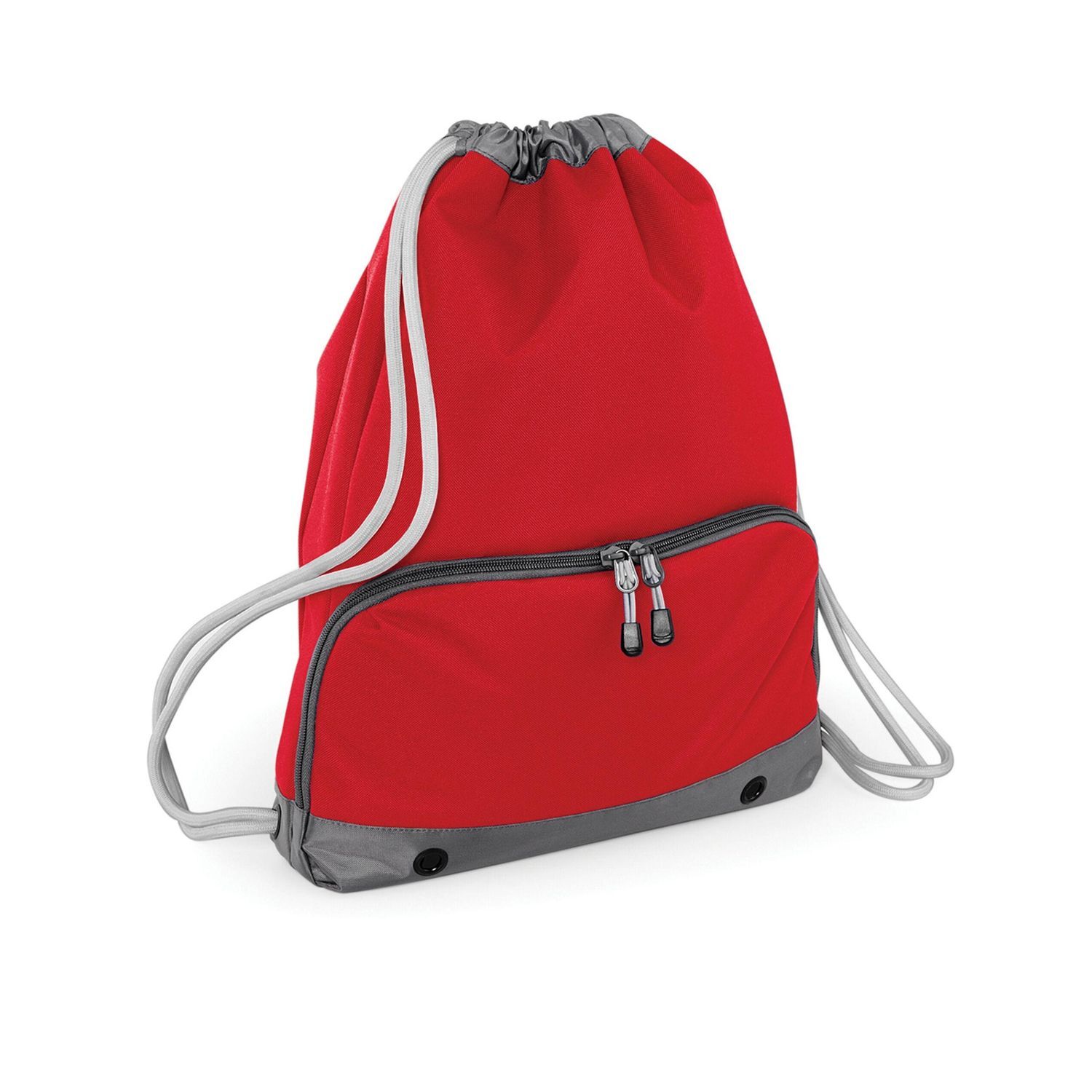Bagbase Athleisure Water Resistant Drawstring Sports Gymsac Bag - Ice Grey