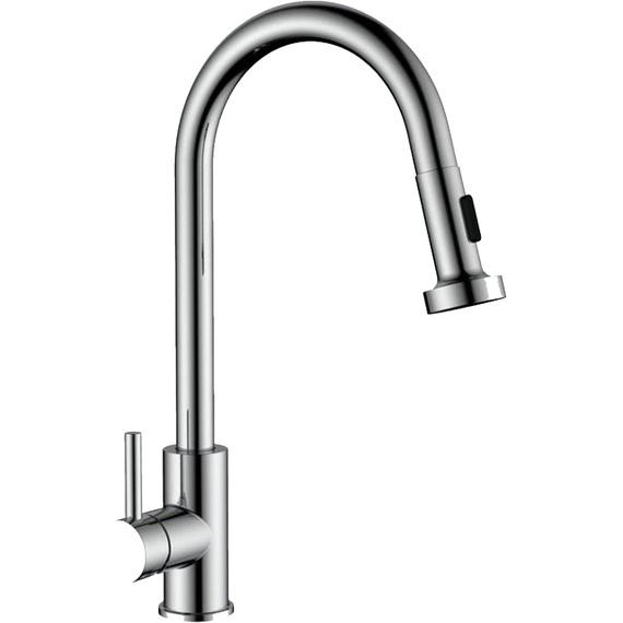 The Bath Plus TB+ Kitchen Tap Silver A