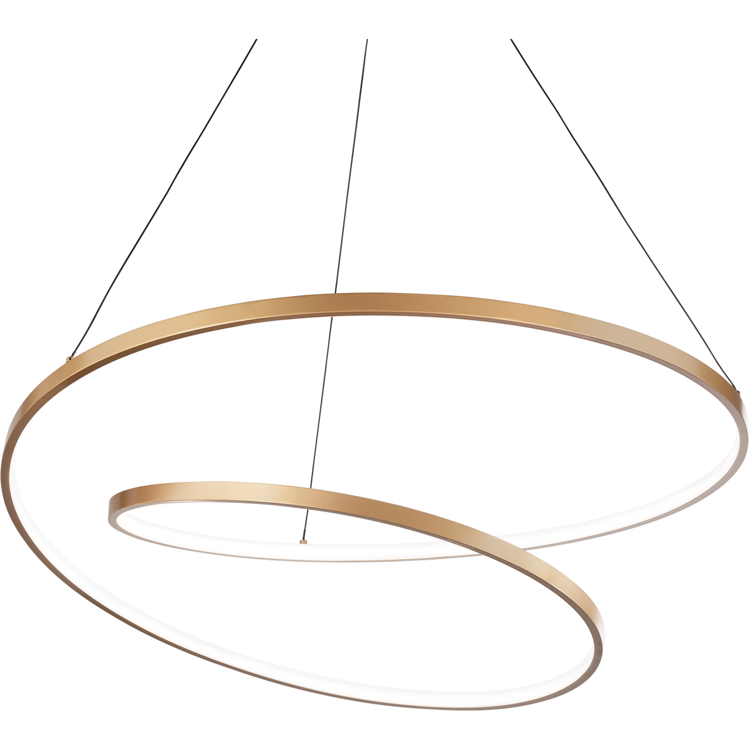 Ideal Lux Lighting Pendant Light Gold A - Gold