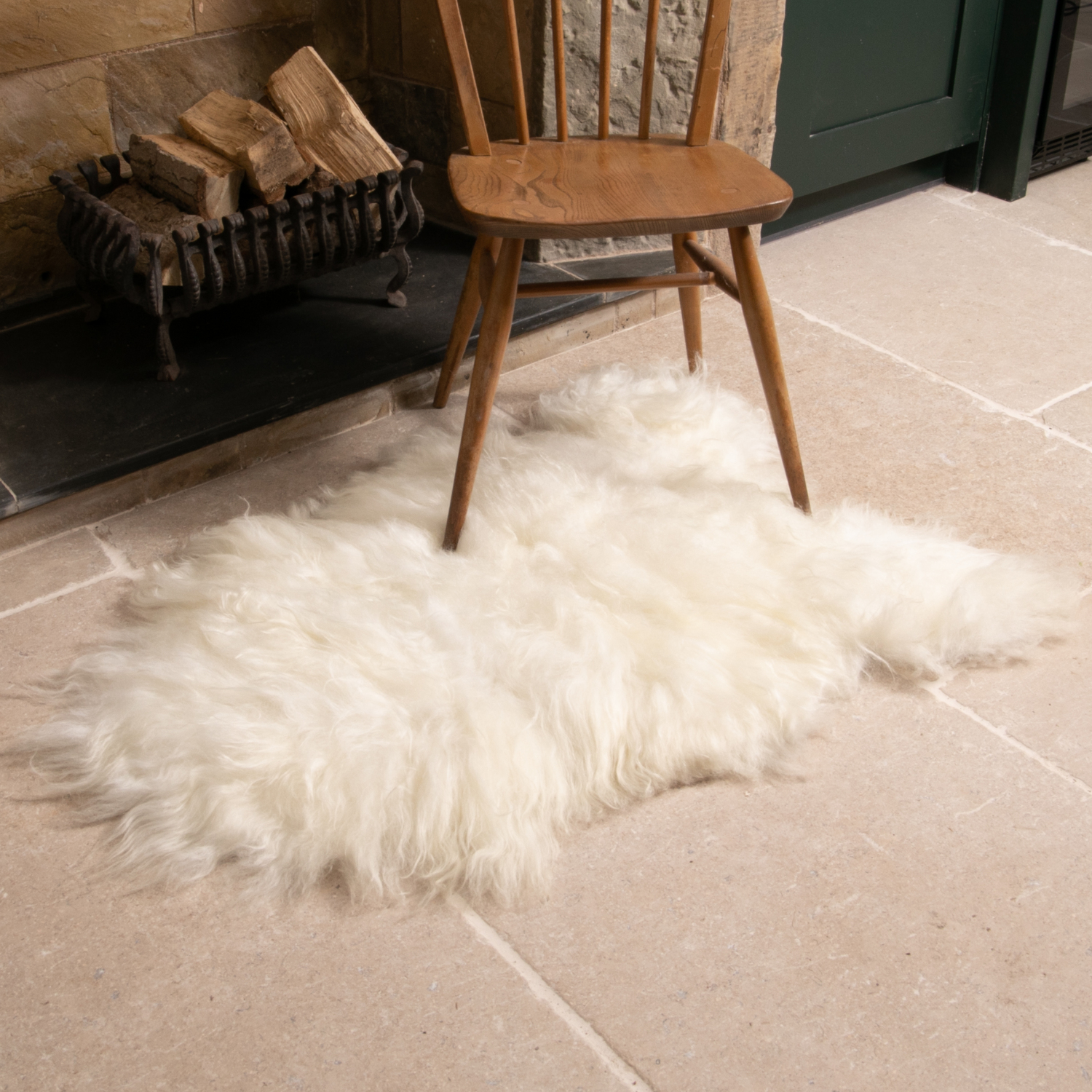 Native Natural Icelandic Sheepskin Rug - Ivory
