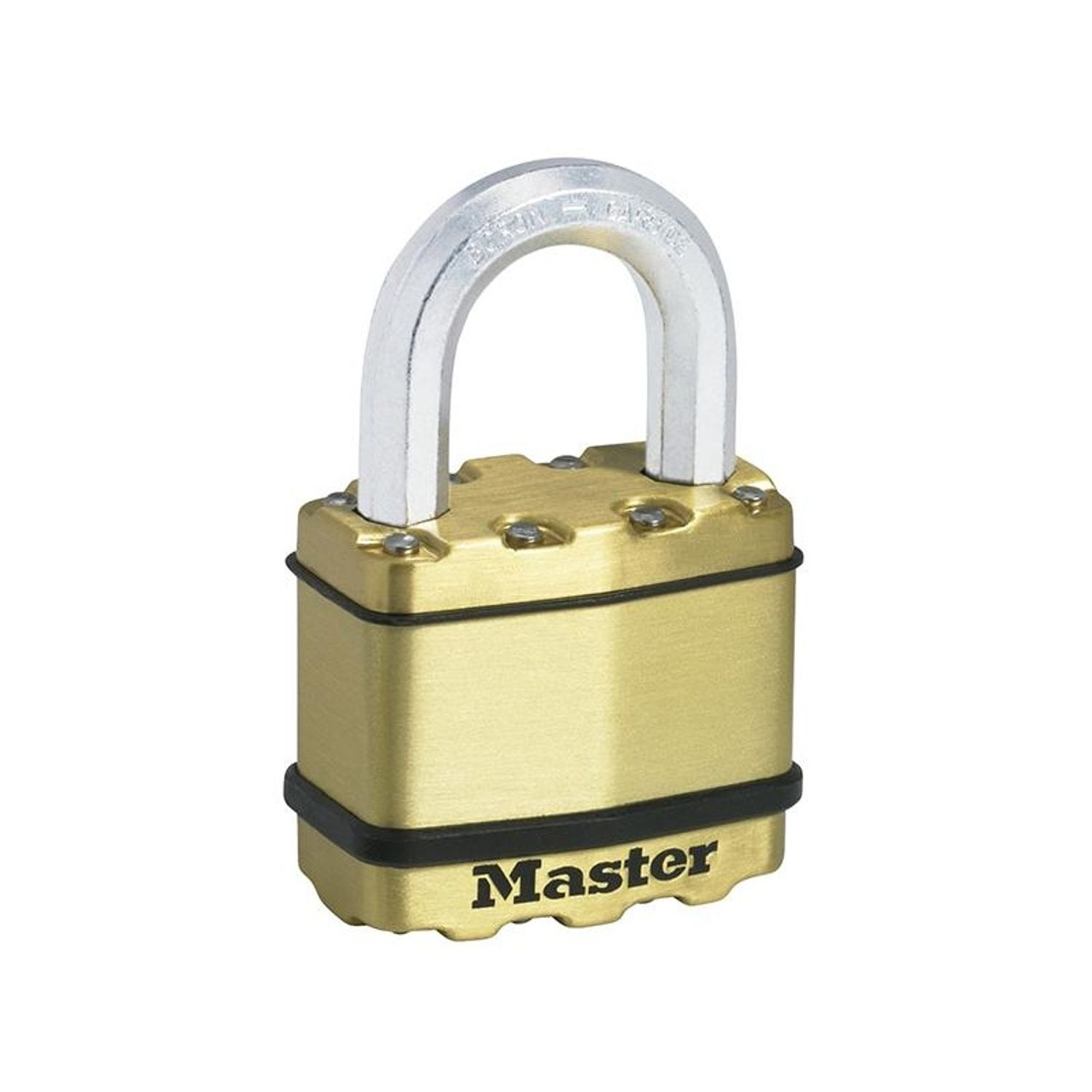 Master Lock Excell Brass Finish Padlocks A - Multi Colour