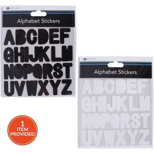 Bold Alphabet Stickers