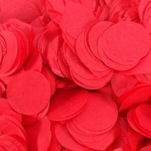 Red Paper Dots Confetti 2 Pack