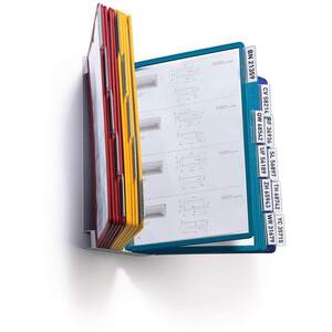 Vario Wall 20 Display Panel Desk Stand - 20 Panels - A4 Colour Coded