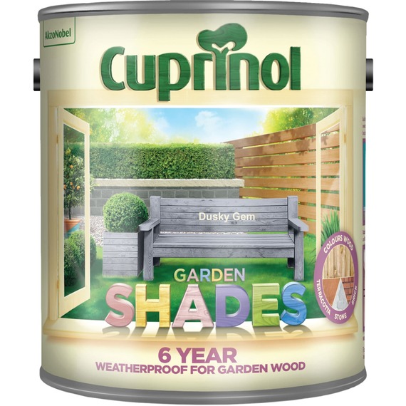 Cuprinol Garden Shades Woodstain 2.5 litre Forest Mushroom.