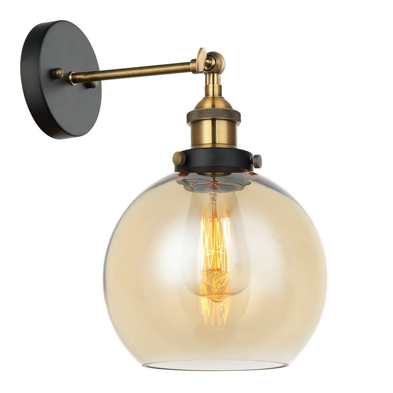 Italux Lighting Industrial Wall Light Gold - Gold