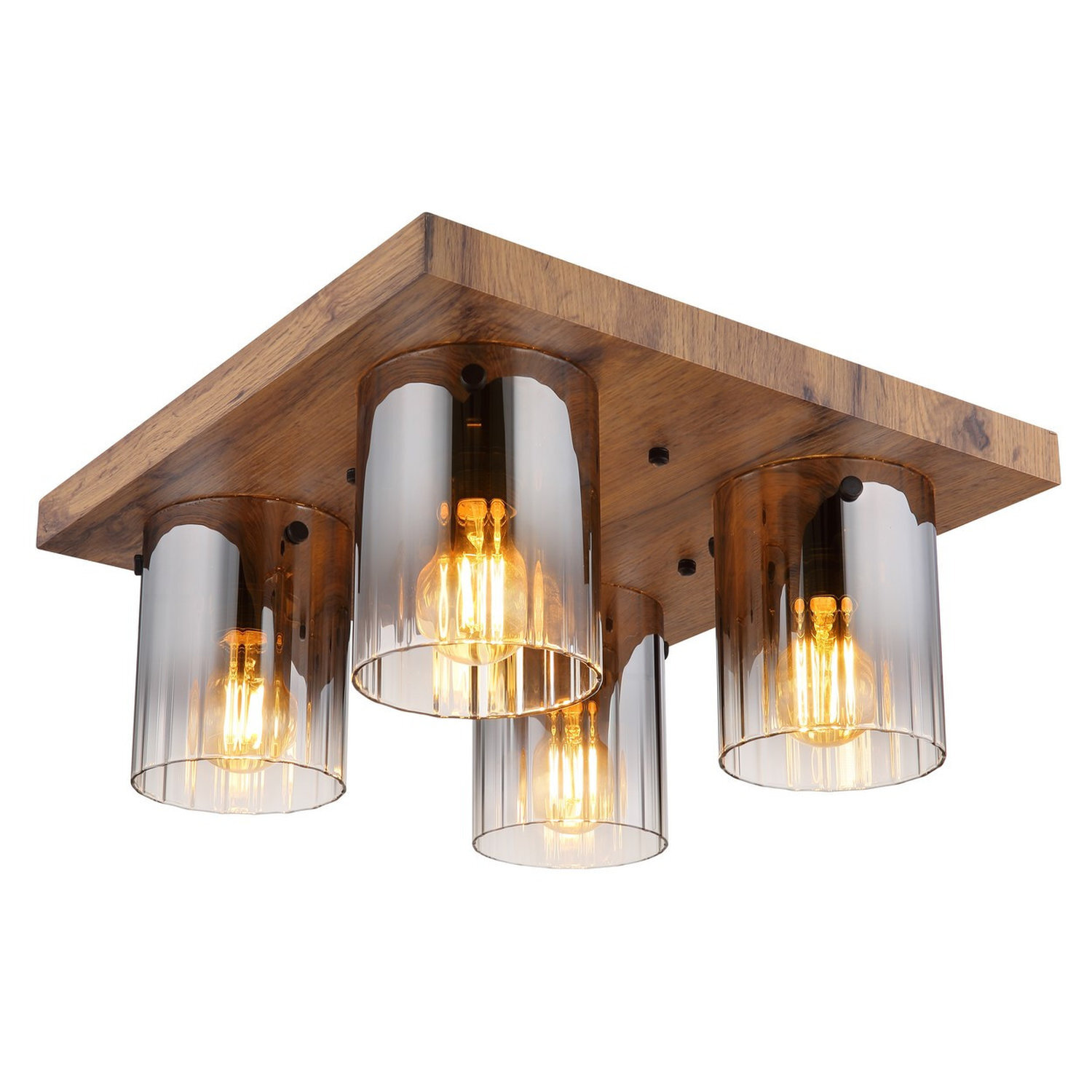 Globo Lighting Underwood Ceiling Light Wood
