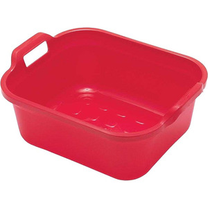 Addis Large Washing Up Bowl Red 10 Litre
