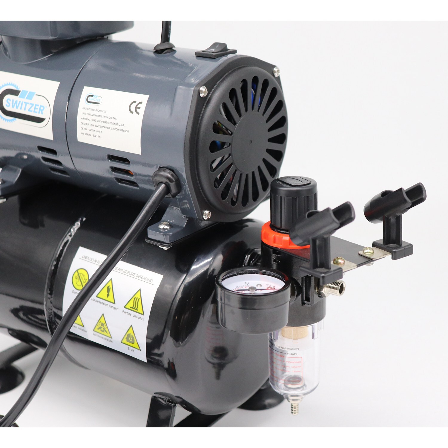 Switzer AS186 Double Action Airbrush Kit Compressor switzer-as186-double-action-airbrush-kit-compressor