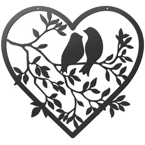 Heart Decoration with Bird on Branches