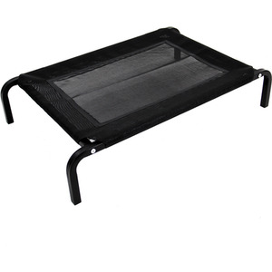 Elevated Mesh Dog Bed Cot in Black