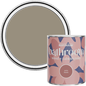Rust-Oleum Bathroom Wood  Cabinet Paint in Satin Finish - Cocoa 750ml