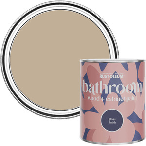 Rust-Oleum Bathroom Wood  Cabinet Paint in Gloss Finish - Salted Caramel 750ml